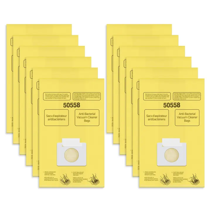 12-Pack Replacement Vacuum Bags for Kenmore Canister Type C/Q 5055