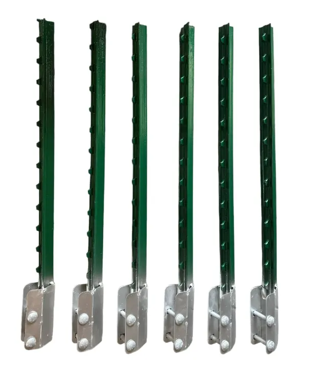 2 ft Bolt-On T-Post Extensions — Set of 6, Vineyard Green (T-Post Extenders)