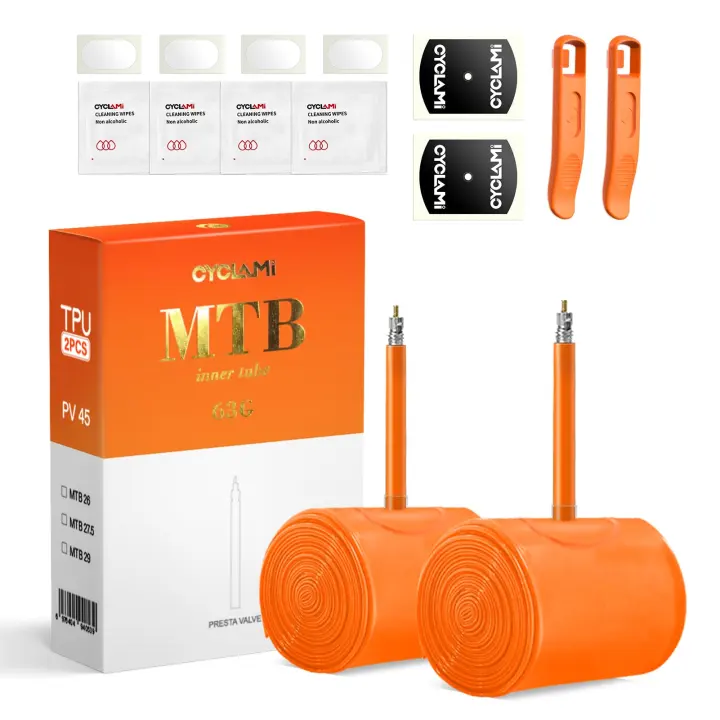 2-Pack 29" TPU MTB Inner Tubes — Ultralight Presta 45mm
