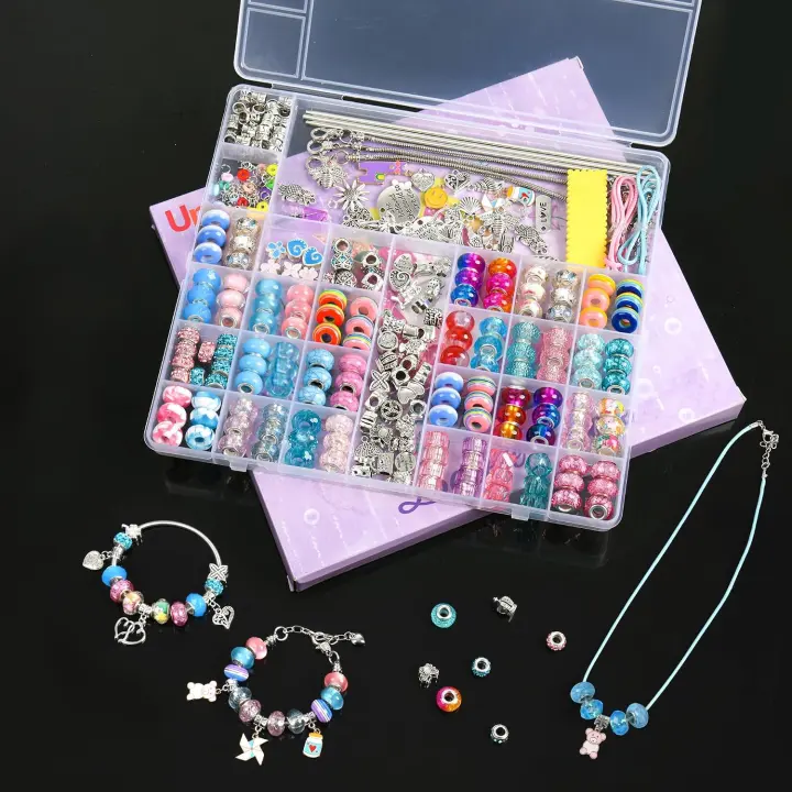 305-Piece Charm Bracelet Making Kit — Jewelry Craft Set for Kids