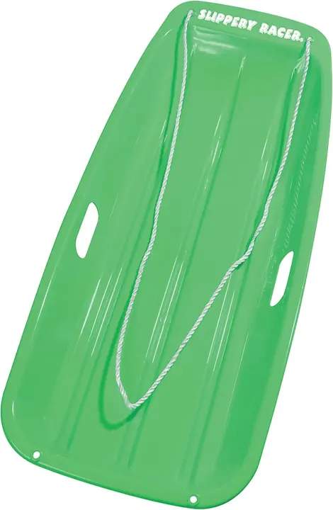 35-Inch Downhill Sprinter Flexible Kids Toboggan Sled with Pull Rope