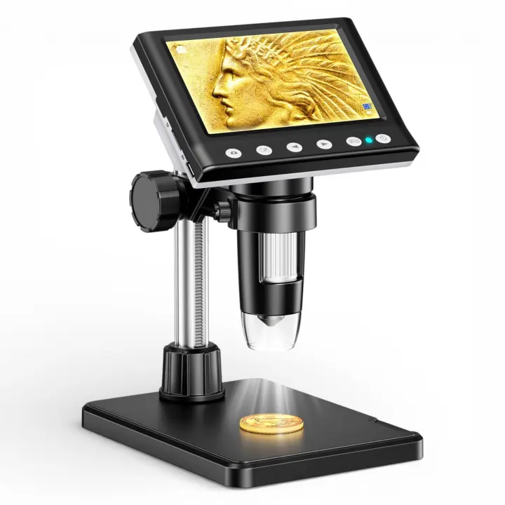4.3" LCD Digital Coin Microscope — Compact Viewer for Collectors