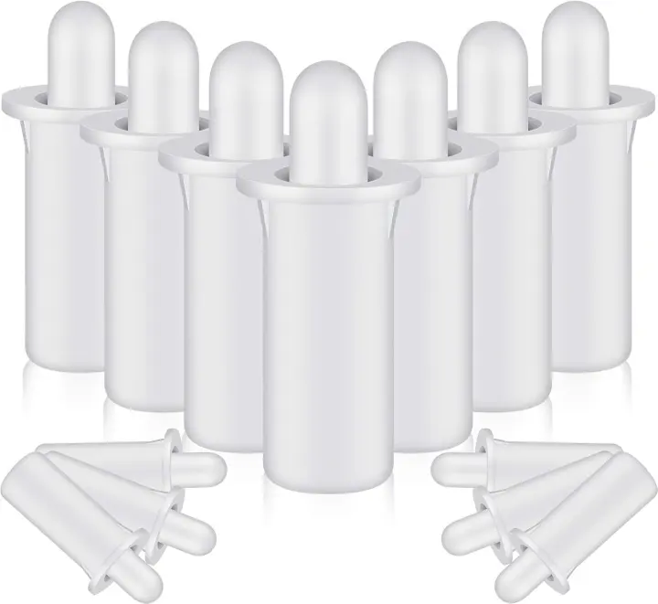 40-Pack Spring-Loaded White Plantation Shutter Repair Pins (Short)