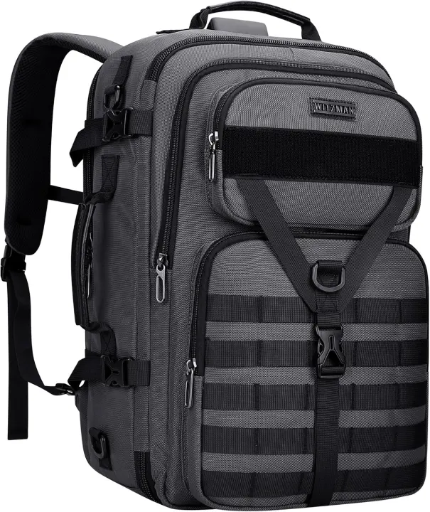 40L Men's Travel Backpack — Convertible Carry Bag Fits 17-inch Laptop