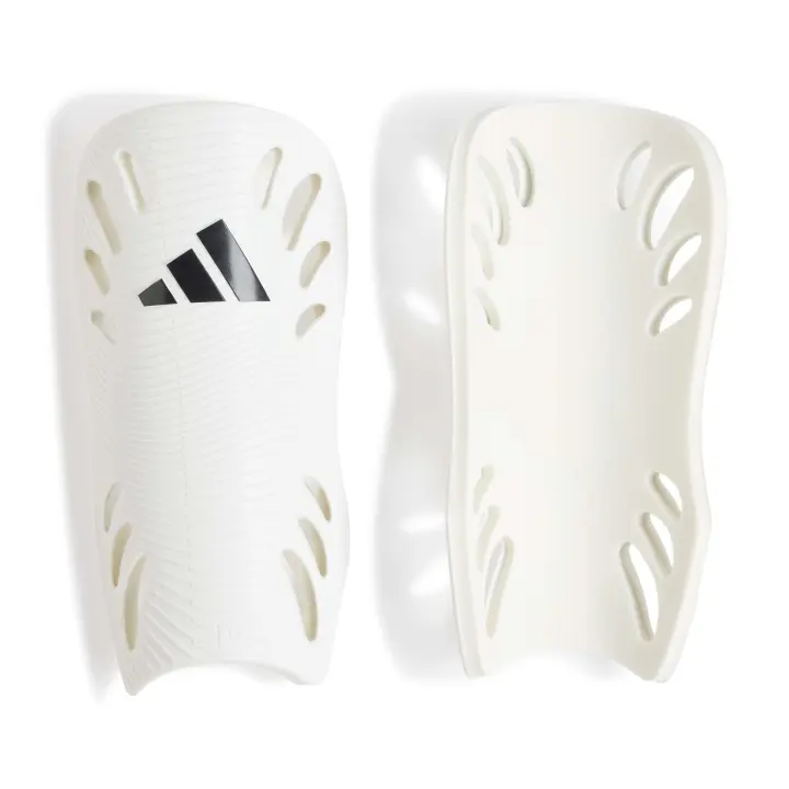 adidas Adiflex Shin Guards — Unisex Small (White/Black)