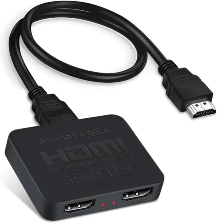 Avedio Links 4K@60Hz HDMI Splitter — 1×2 Mirror Output