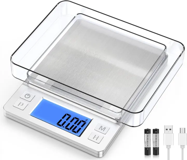 BOMATA 0.01g Compact Digital Gram Scale — 1kg Jewelry Precision