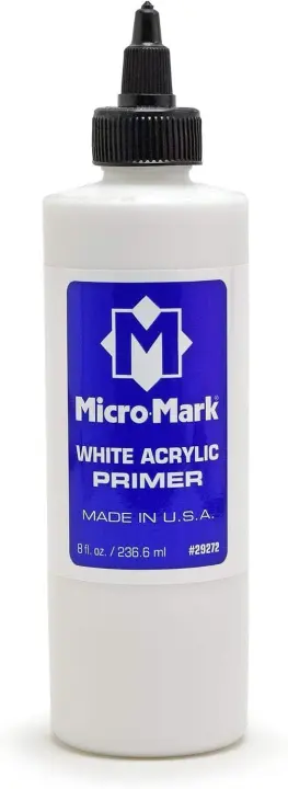Brush-On White Acrylic Surface Primer — 200 ml (6.76 fl.oz.)