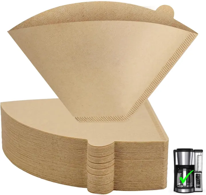 Clinuse #4 Cone Coffee Filters — 200 Unbleached Disposable Pack