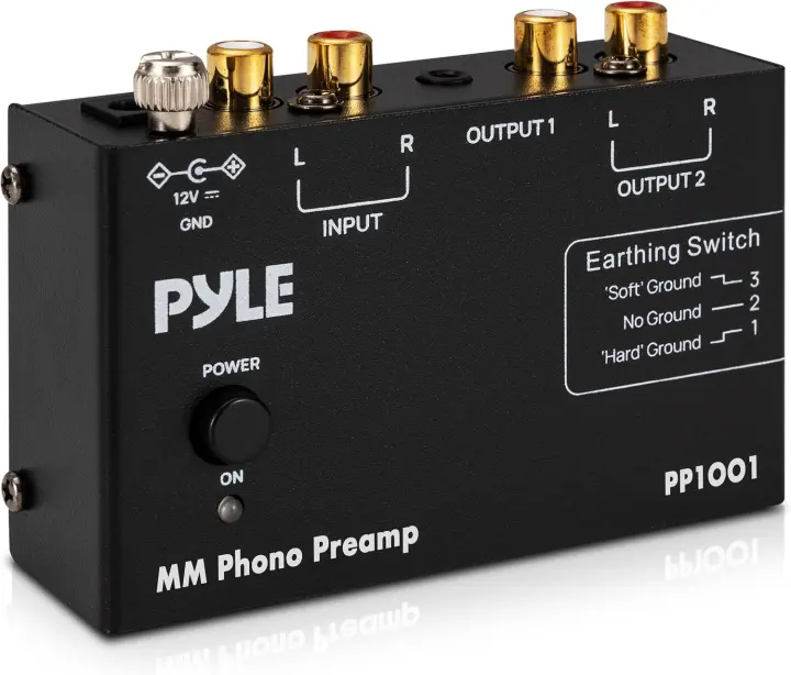 Compact Hi‑Fi Turntable Phono Preamplifier (MM, RIAA EQ)