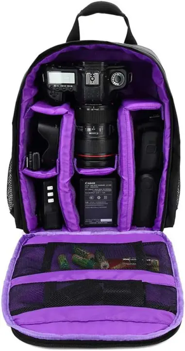 Compact Waterproof DSLR Camera Backpack — Shockproof Travel Rucksack