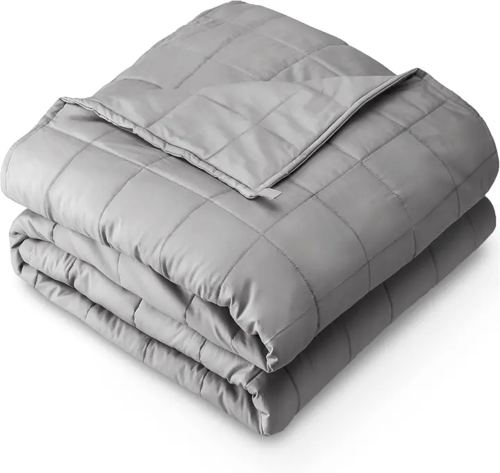Cotton Weighted Blanket — Light Grey, 60" x 80" (17 lb)