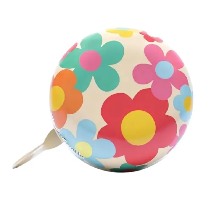 Cute Floral Bike Bell — Loud, Clear Ding for Kids & Adults