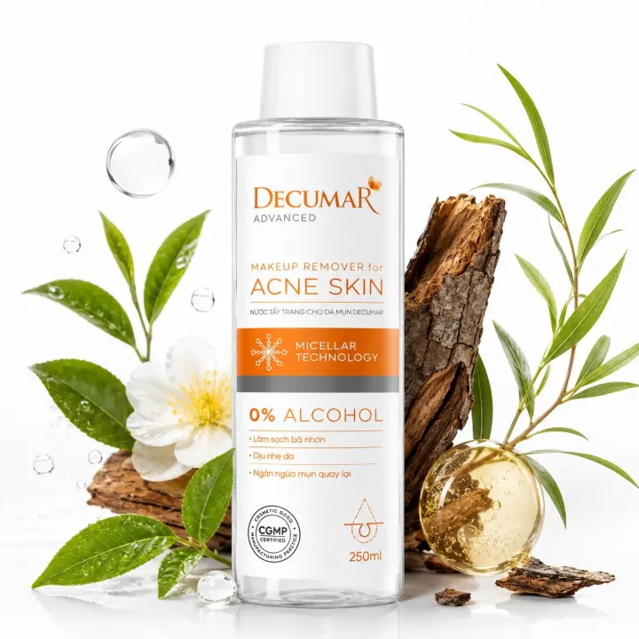 Decumar Advanced Micellar Cleansing Water — 250 mL Makeup Remover