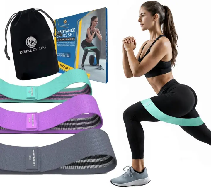 Deluxe Fabric Resistance Bands Set — Premium Resistance Bands Set