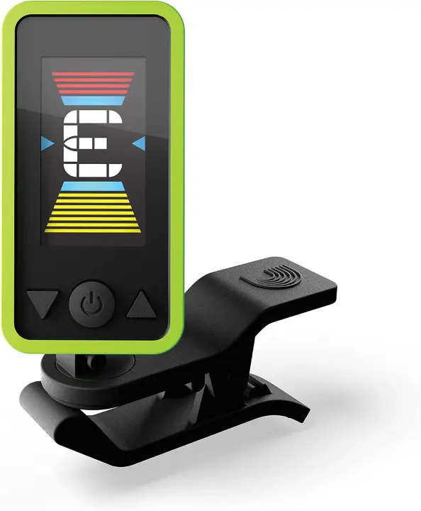 Eclipse Headstock Clip-On Guitar Tuner (Green) — Clip-On Tuner
