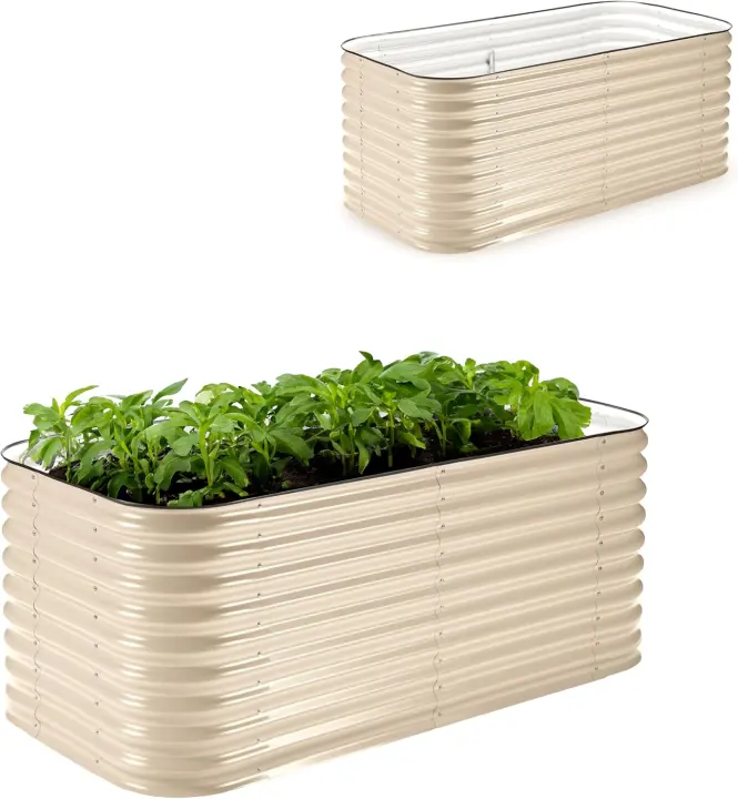 Epic Gardening 6‑in‑1 Metal Raised Garden Bed — Medium (29in)