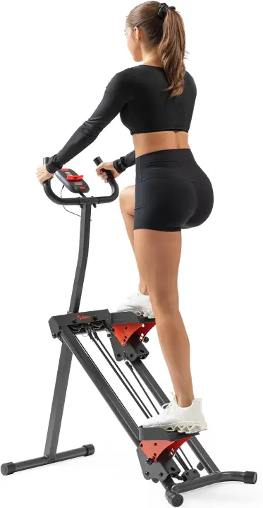 Foldable Stair Climber with Extended Step Range — Hydraulic Stepper