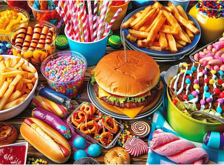 Hamburger 500-Piece Puzzle for Adults — Food Jigsaw