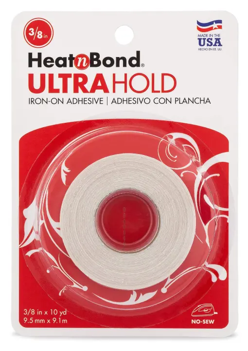 HeatnBond UltraHold Iron-On Adhesive Roll — 3/8 in × 10 yd