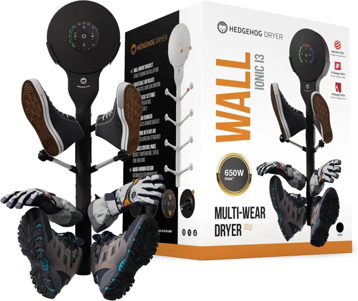 Hedgehog Portable Shoe & Glove Dryer — Wall or Hanger Mount