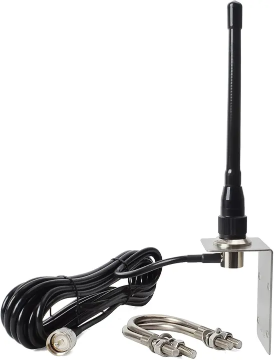 HYS Low-Profile VHF Marine Antenna — 156–163 MHz, 5m Cable & PL-259