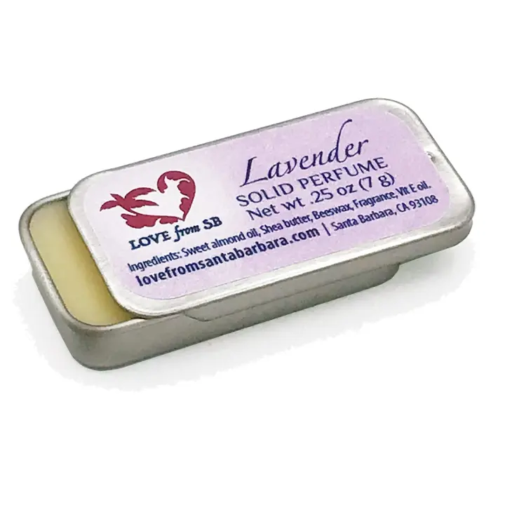 Lavender Solid Perfume Tin — Travel-Sized Personal Fragrance