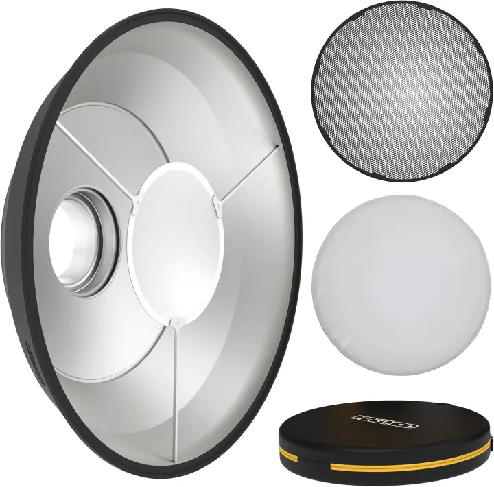 MagMod XL 20in Beauty Dish Pro Kit — Collapsible Studio Light Modifier