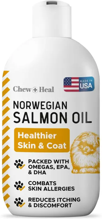 Norwegian Salmon Oil for Dogs — 8 oz Liquid Omega-3 Supplement
