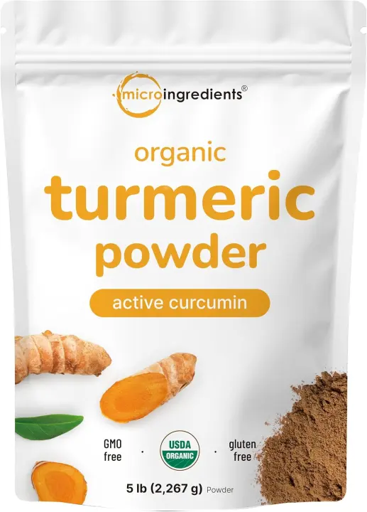 Organic Turmeric Powder (5 lb) — High-Curcumin Turmeric Supplement