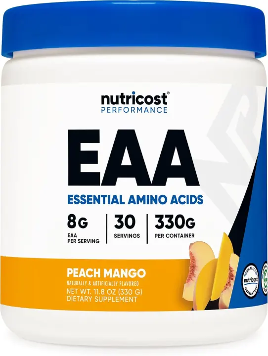 Peach Mango EAA Powder — Essential Amino Acids Supplement