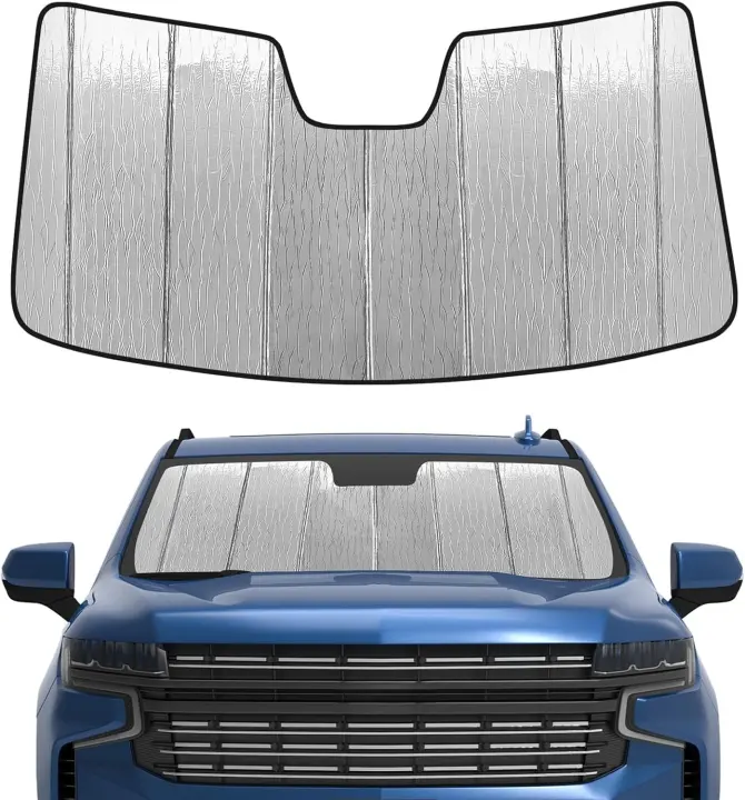 Pigenius Windshield Sun Shade for Chevy Silverado & GMC Sierra (2019–2026)