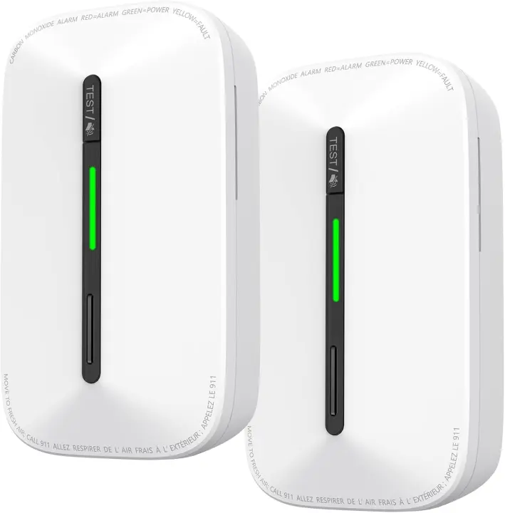 Plug-In Carbon Monoxide Alarm with 10-Year Backup Battery