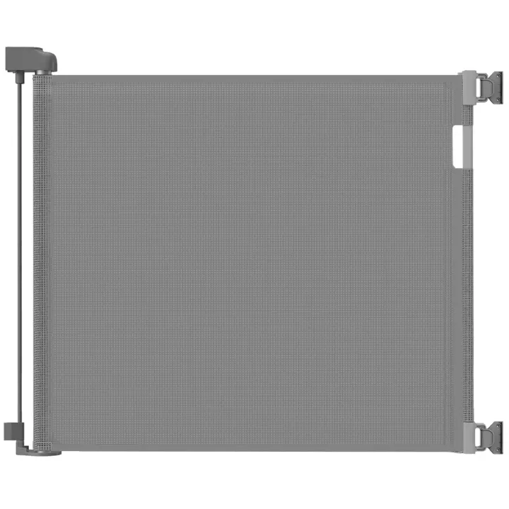 Retractable Mesh Baby Gate — Extra-Wide, One-Hand Operation (33.6" H)