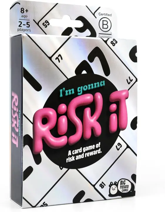 Risk-It Travel Card Game — Portable Push-Your-Luck Card Game (Ages 8+, 2–5 Players)