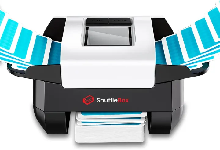S1 Lite Automatic Card Shuffler — Rechargeable 1–2 Deck Unit