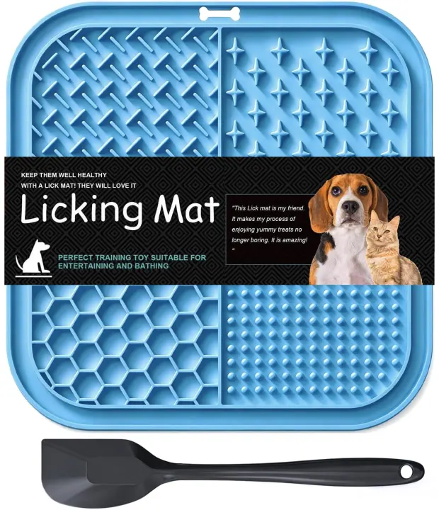 Silicone Licking Mat for Dogs & Cats with Suction Cups (20×20 cm)