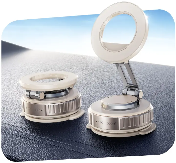 snanlen 2026 Upgraded MagSafe Car Phone Holder — Vacuum Magnetic Mount