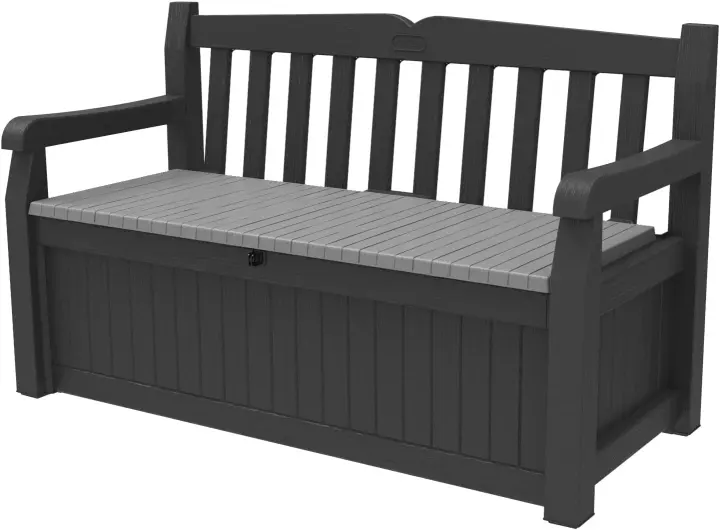 Solana 70-Gallon Outdoor Resin Storage Bench