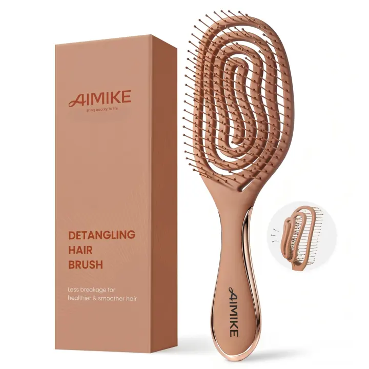 SpiraFlexi Spiral Detangling Hairbrush for Fine & Fragile Hair