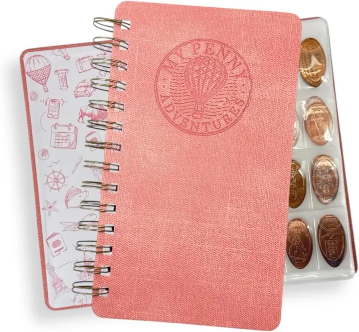 Spiral Pressed Penny Album — 224-Coin Archival Notebook