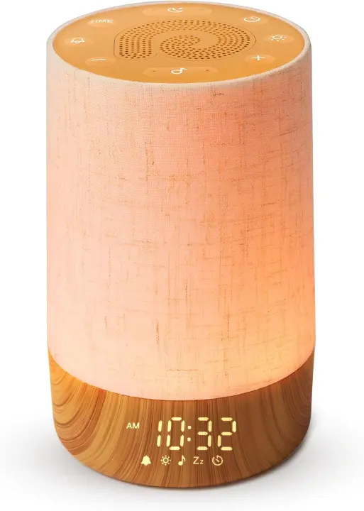 Sunrise Wake-Light Alarm Clock with Built-In Sound Machine
