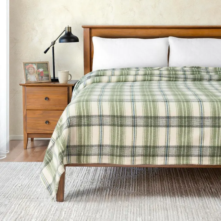 Tahoe Heavyweight Wool Blanket — Virgin Wool Blend, Oversized