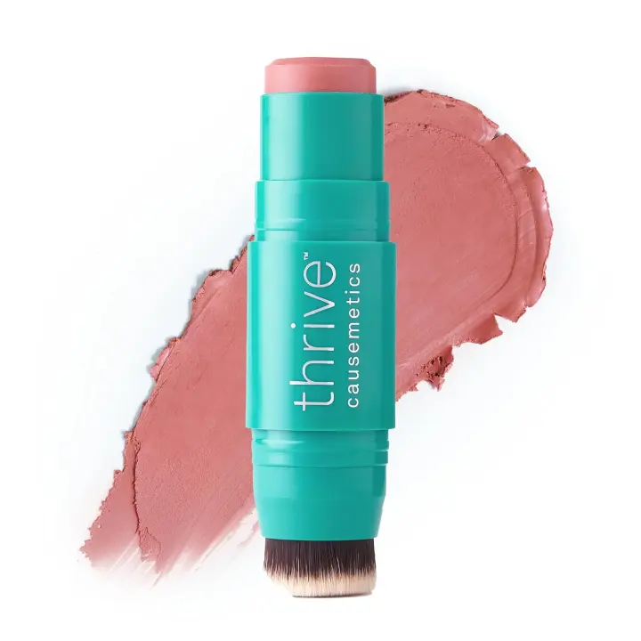 Thrive Causemetics Cream Blush Stick — Dusty Rose Matte