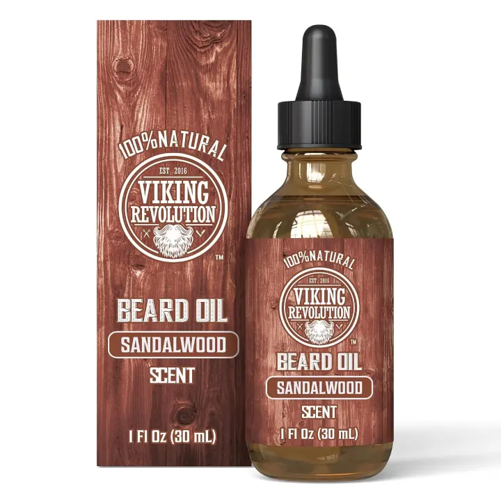 Viking Revolution Sandalwood Beard Oil — 1 fl oz Bottle