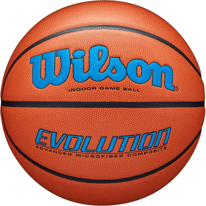 Wilson Evolution Indoor Game Basketball — Soft-Grip Performance Ball