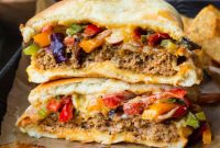 Zesty Mexican Fajita Burgers