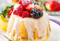 Zesty Lemon Poppy Seed Bundtlets