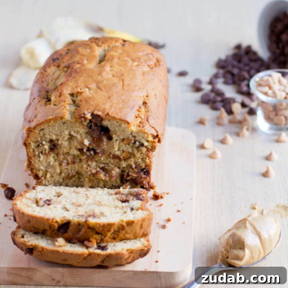 Delicious Peanut Butter Banana Bread Recipe