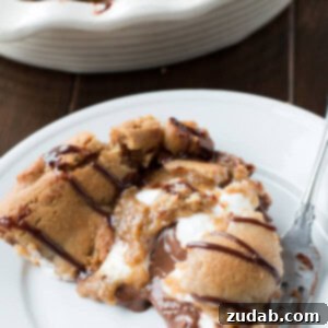 Reeses Peanut Butter Marshmallow Cookie Pie 3 A perfectly baked Reese's Peanut Butter Marshmallow Cookie Pie.